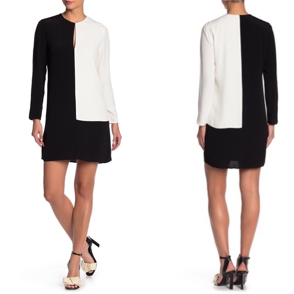 NWT Equipment Femme XS Tatienne Dress Black - Picture 1 of 8